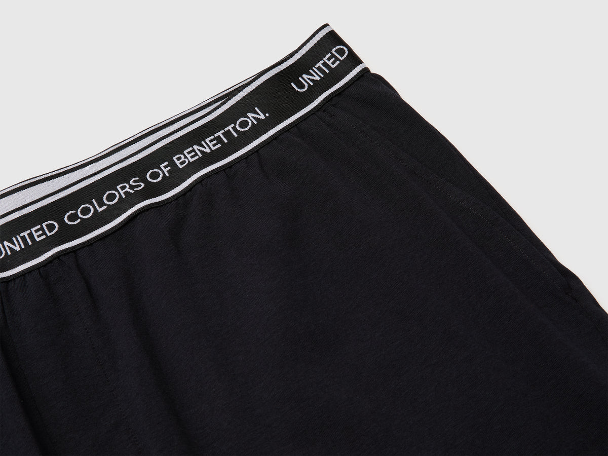 Pigiama corto in cotone stretch