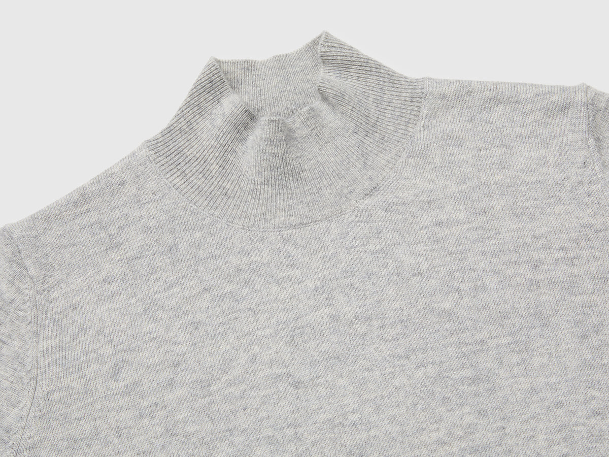 Dolcevita manica corta in misto cashmere