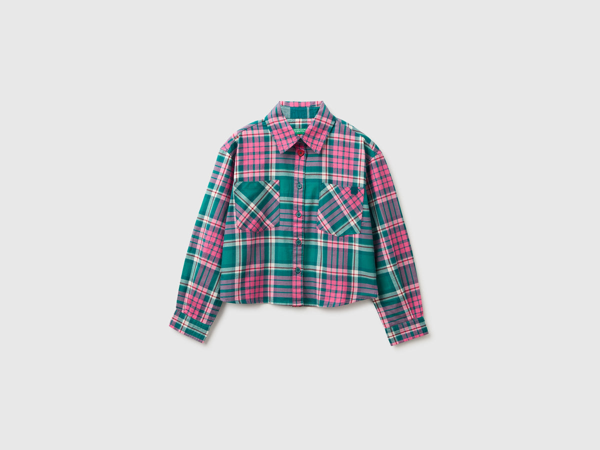 Camicia a quadri 100% cotone