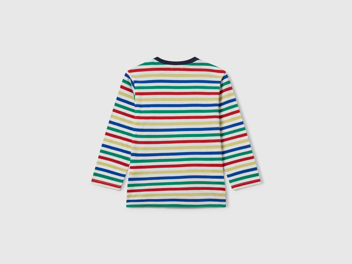 T-shirt manica lunga a righe