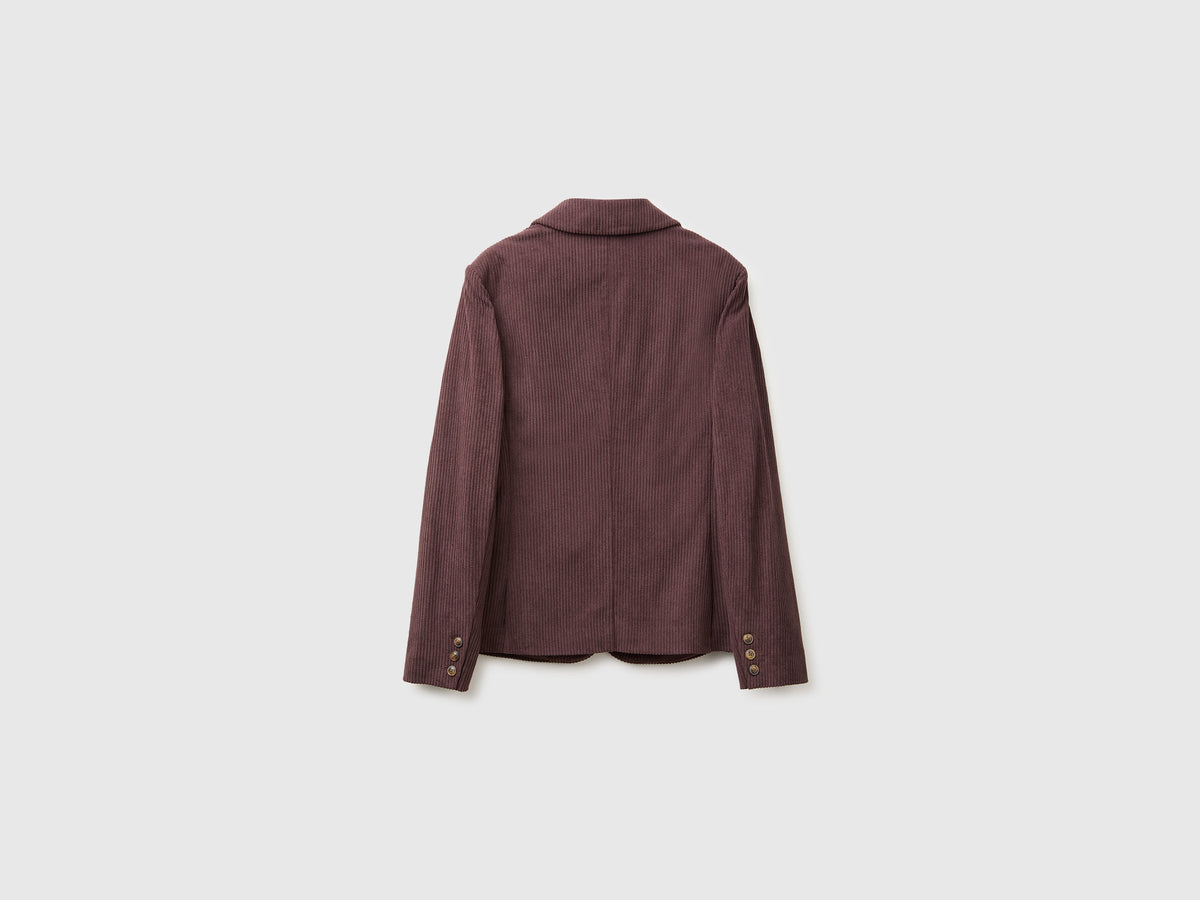 Blazer in velluto a costine