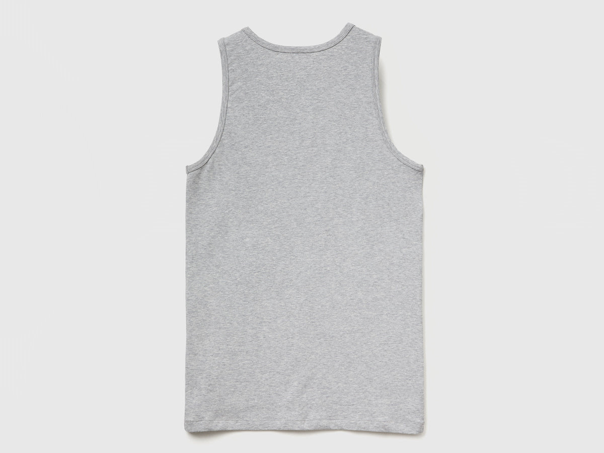 Canotta in cotone stretch