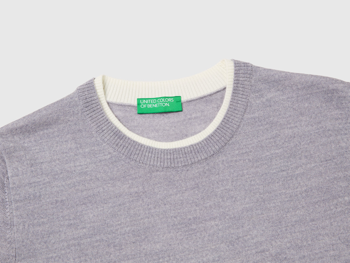Maglia manica corta 100% lana Merino