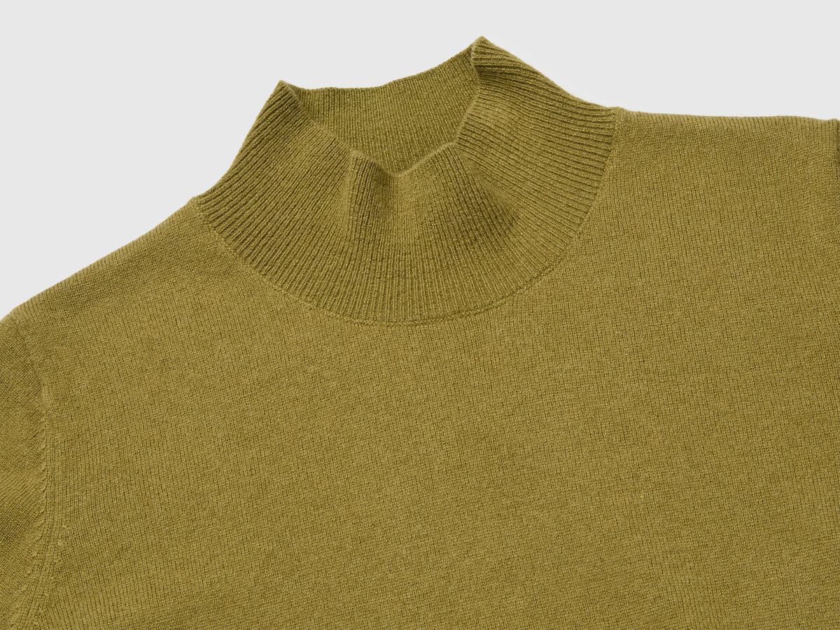 Dolcevita manica corta in misto cashmere