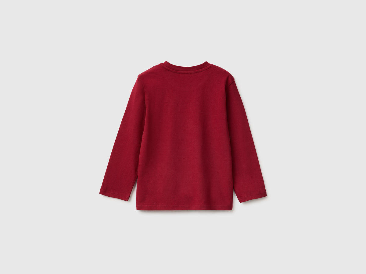 T-shirt manica lunga con stampa