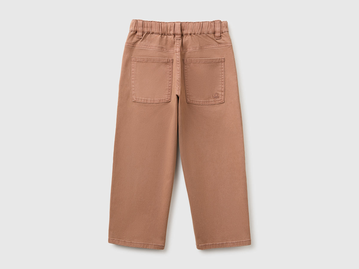 Pantaloni in cotone stretch
