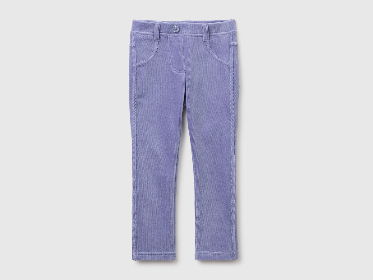 Pantaloni in ciniglia a costine