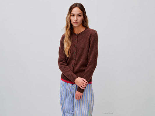 Cardigan 100% lana Shetland