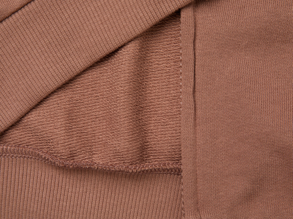 Felpa con zip 100% cotone