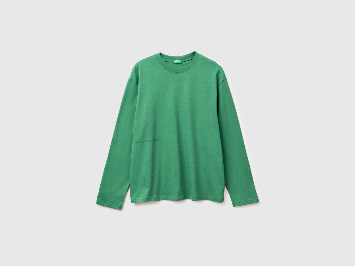 T-shirt manica lunga con logo