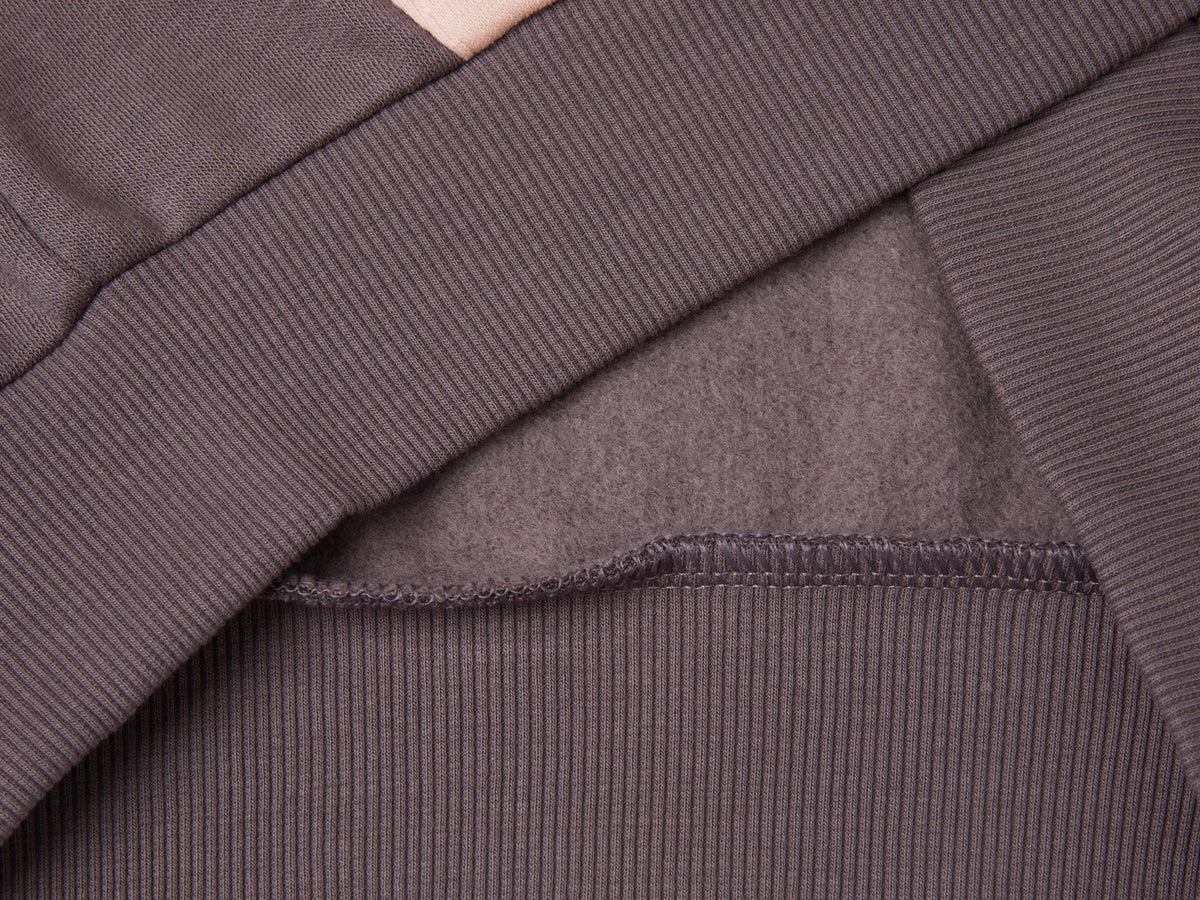 Felpa con zip e paillettes