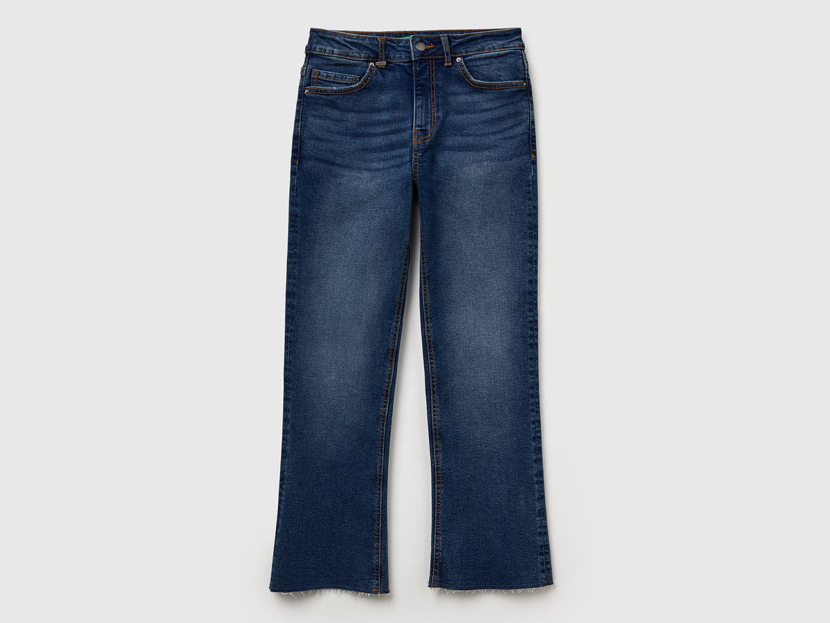 Jeans cropped in cotone