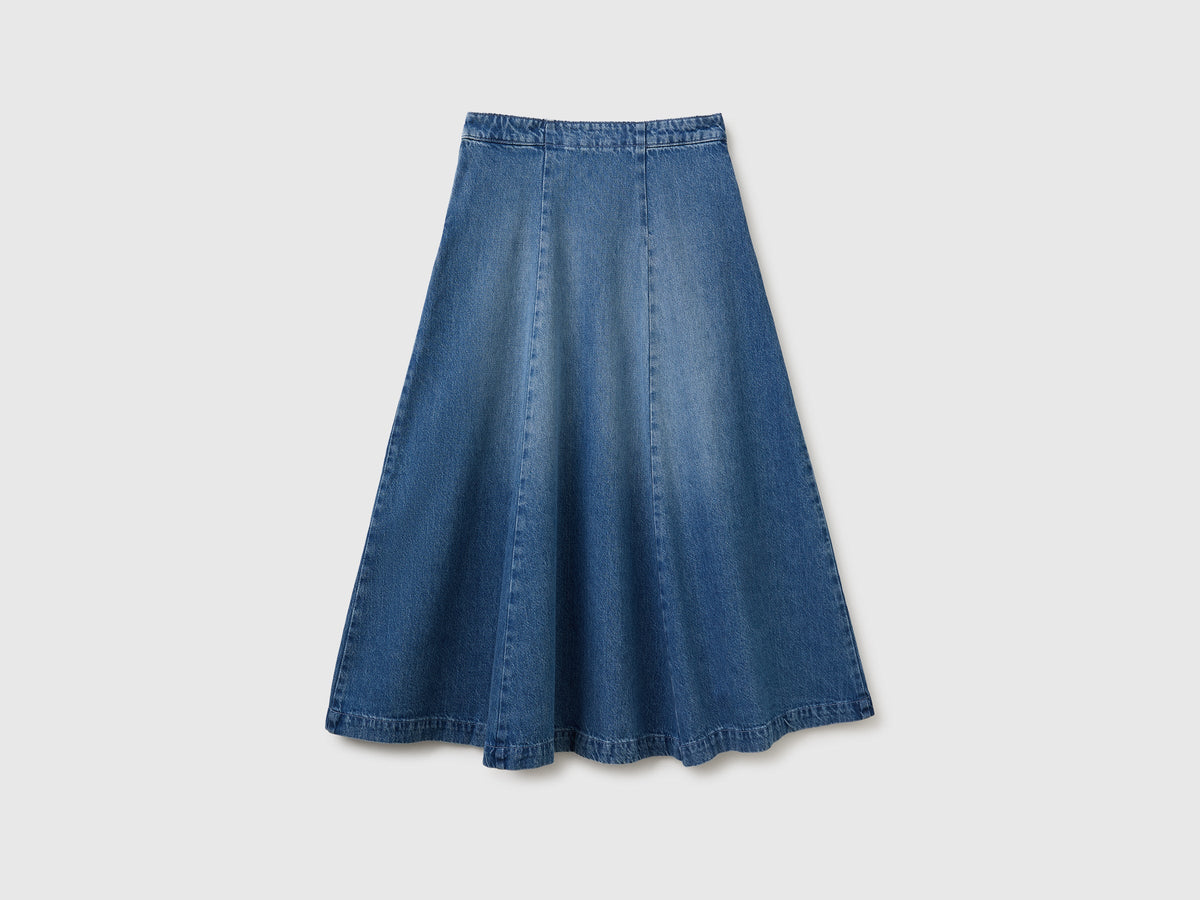 Gonna midi di jeans