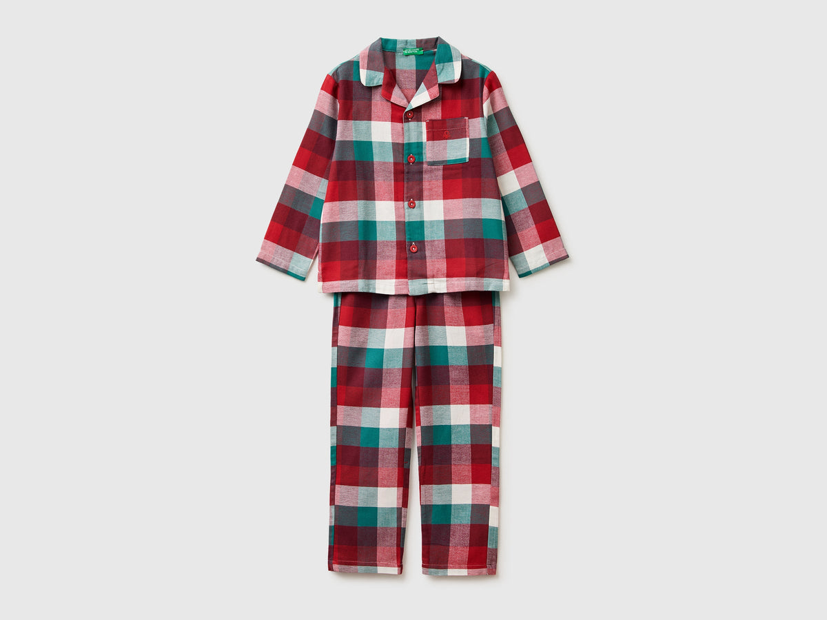 Pigiama tartan in flanella