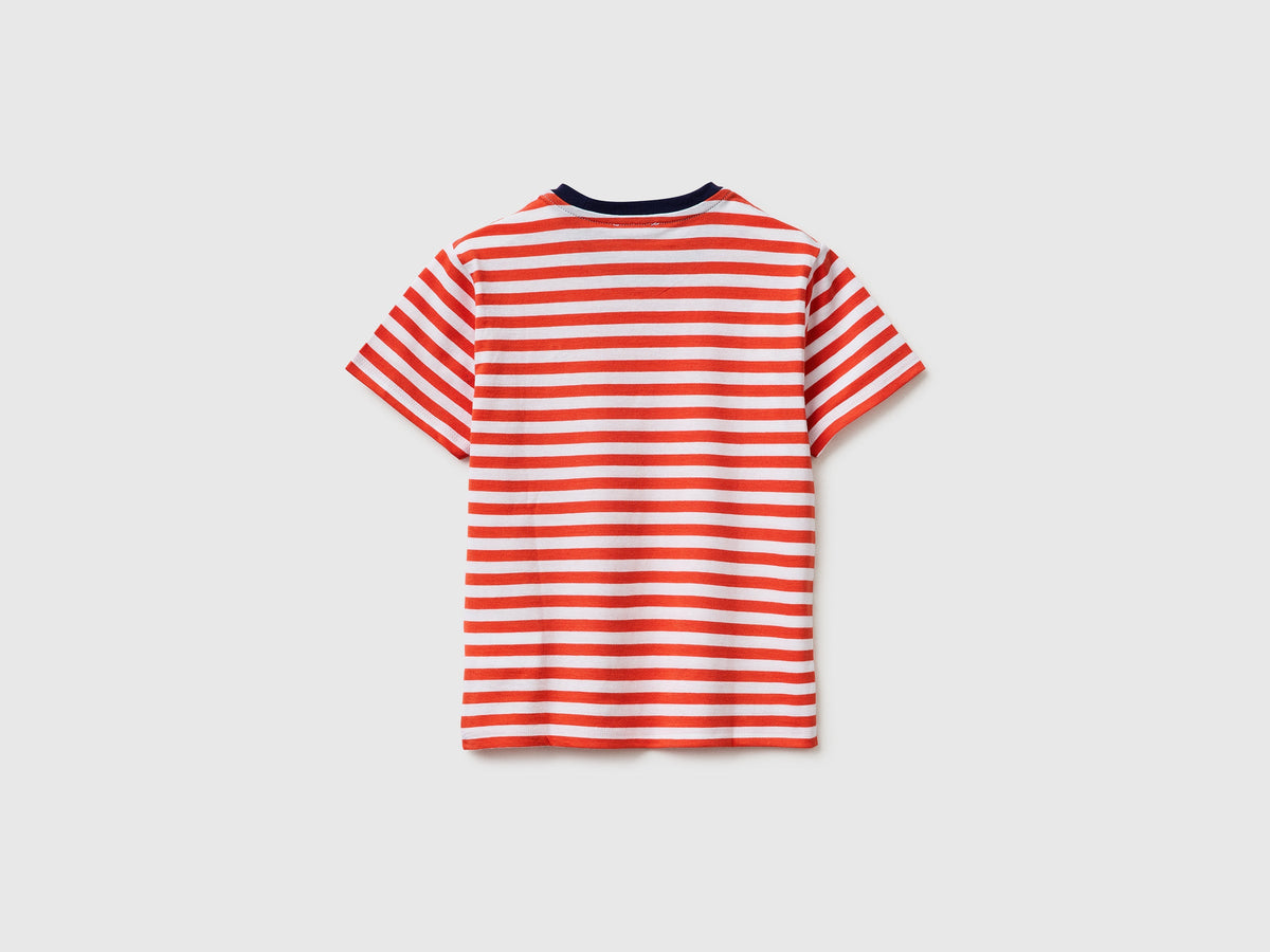 T-shirt manica corta a righe
