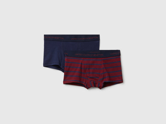 Due boxer in cotone stretch