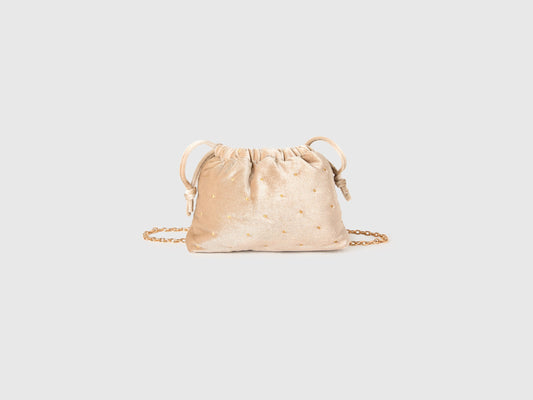 Borsa in velluto con coulisse