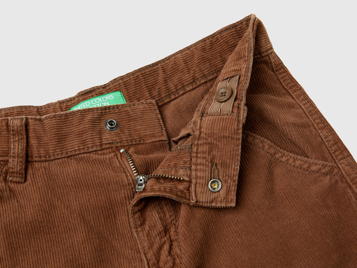 Pantaloni cargo in velluto