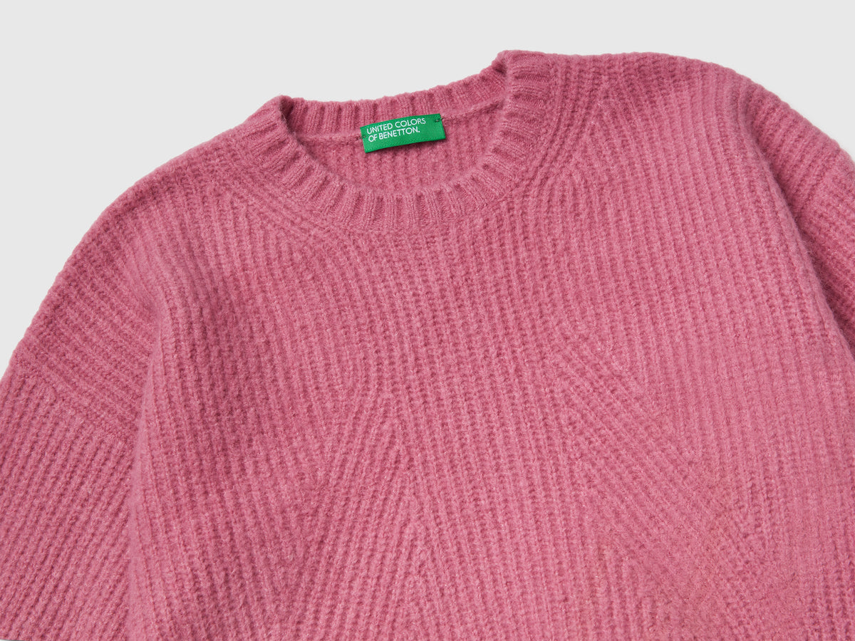 Maglione in misto cotone stretch