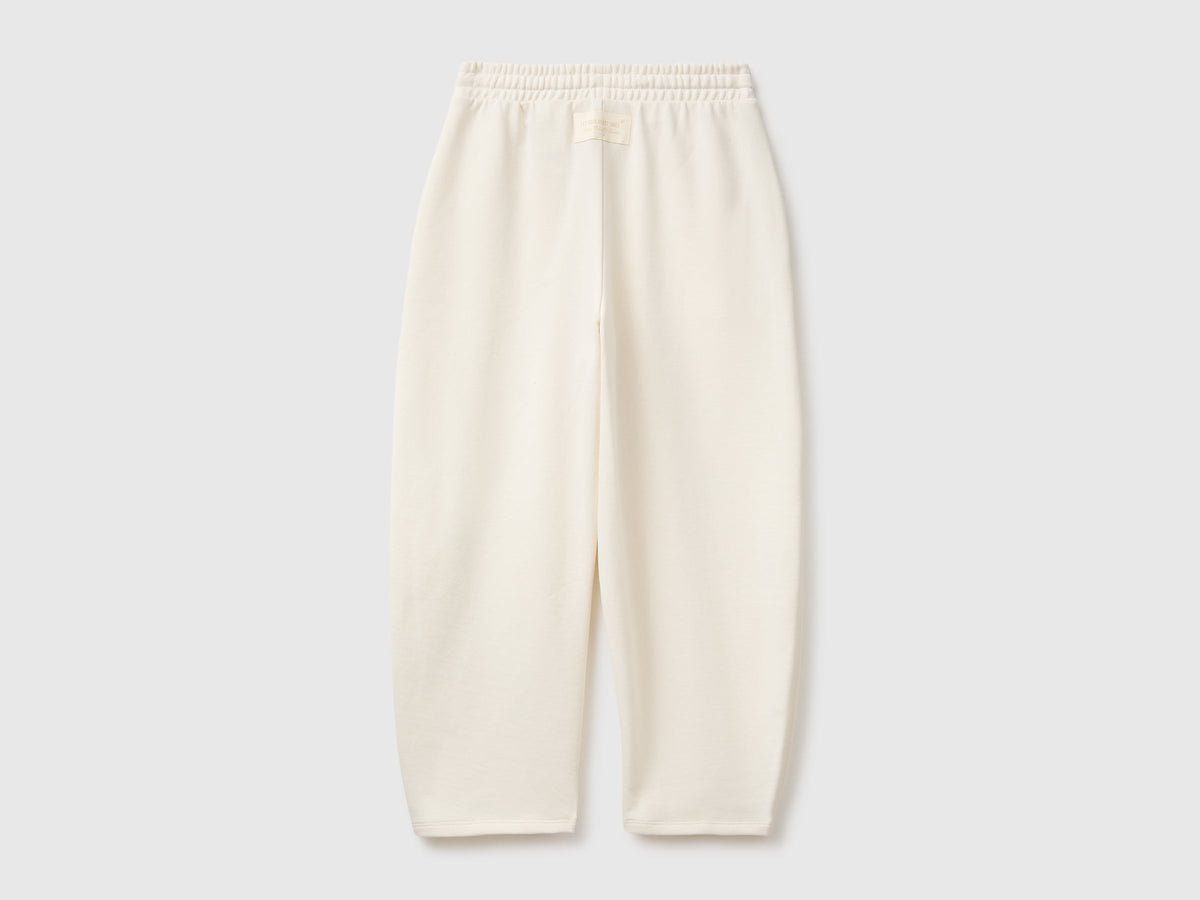 Joggers barrel fit in felpa