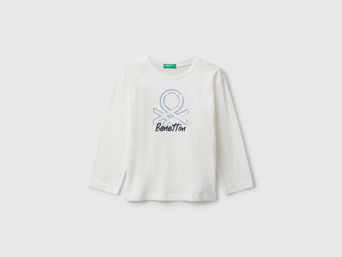 T-shirt con stampa logo