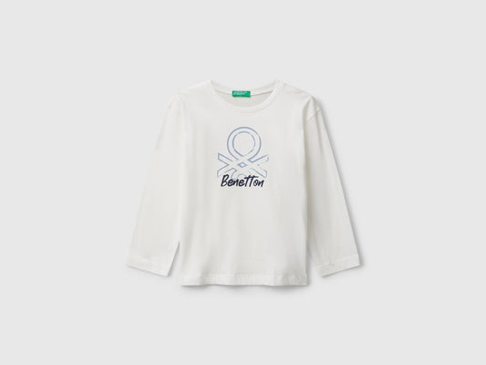 T-shirt con stampa logo