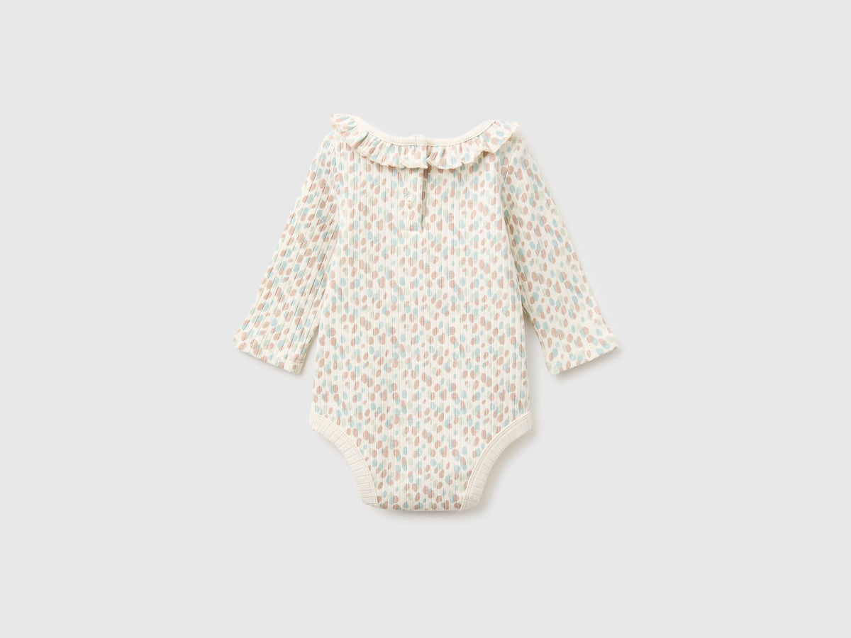 Body con rouches sul collo