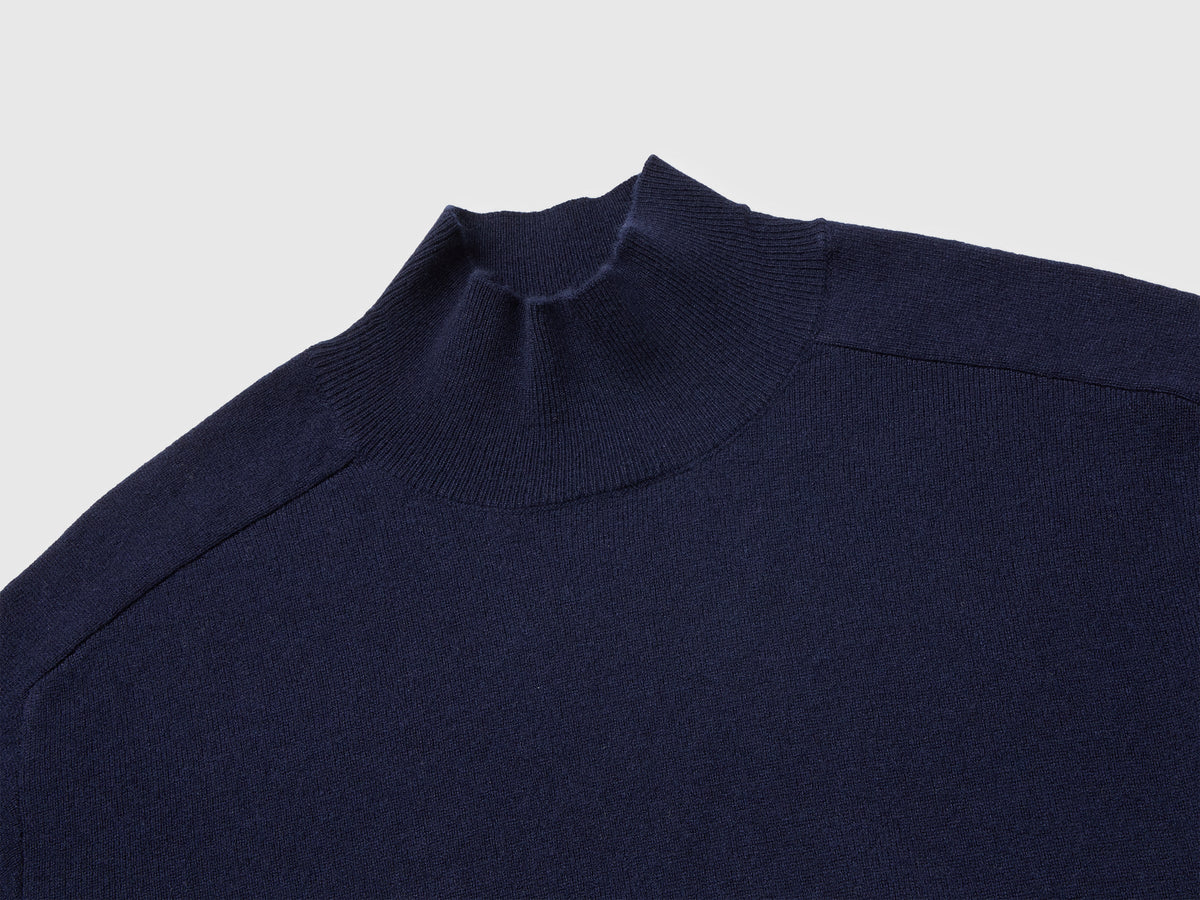 Maglia dolcevita in misto cashmere