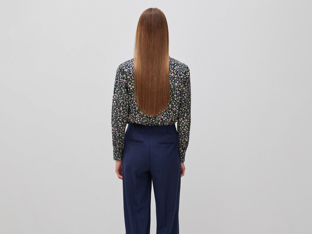 Camicia fantasia in cotone leggero
