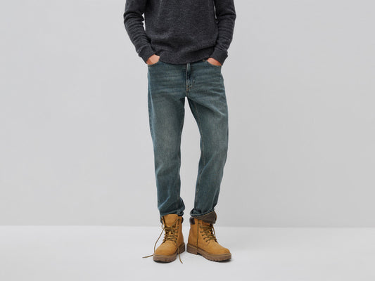 Jeans regular fit 100% cotone