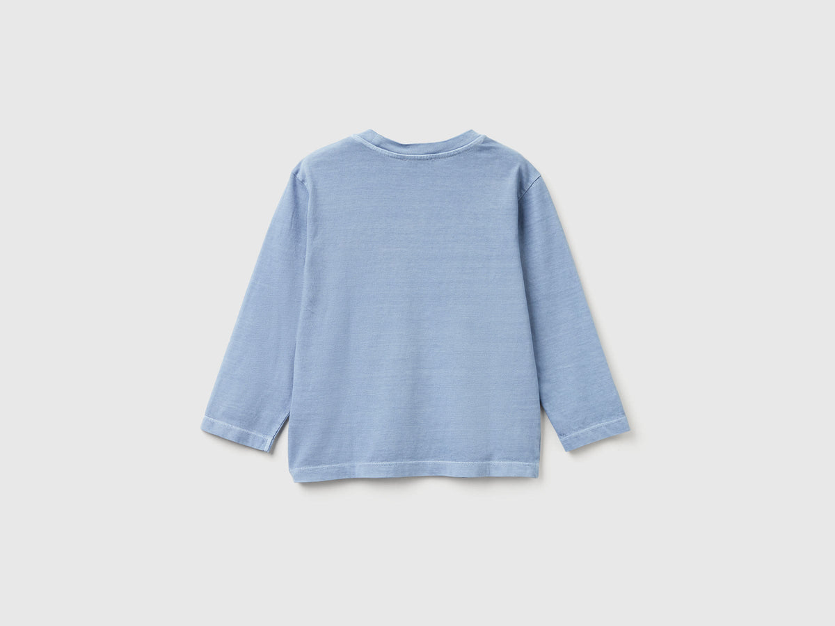 T-shirt manica lunga con stampa