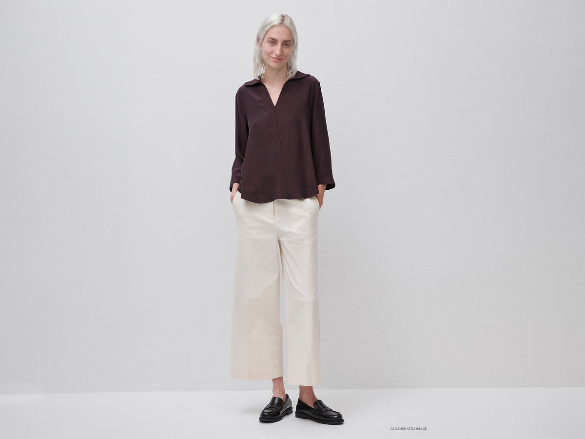 Blusa in pura viscosa