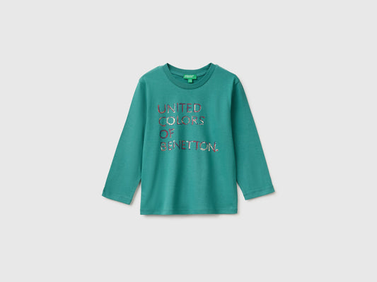 T-shirt manica lunga con stampa