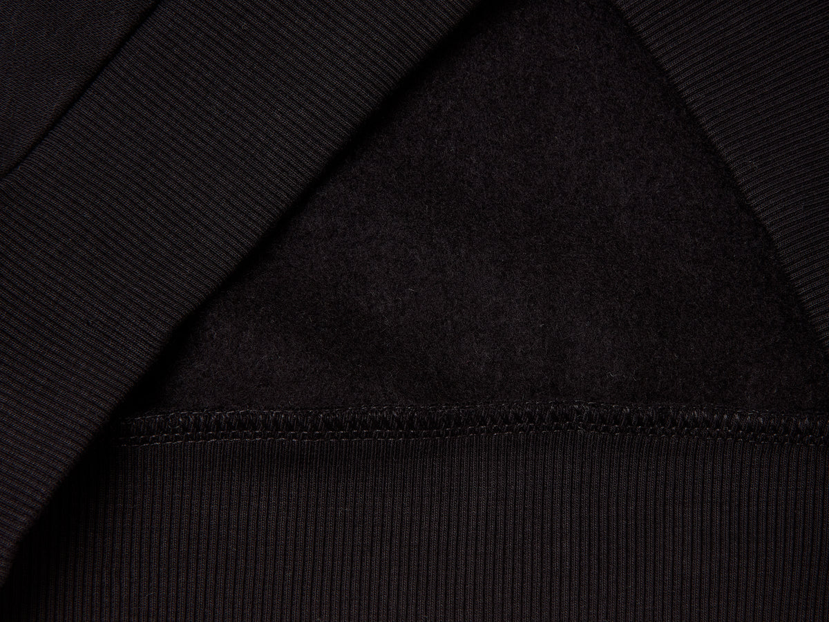 Felpa con zip e paillettes