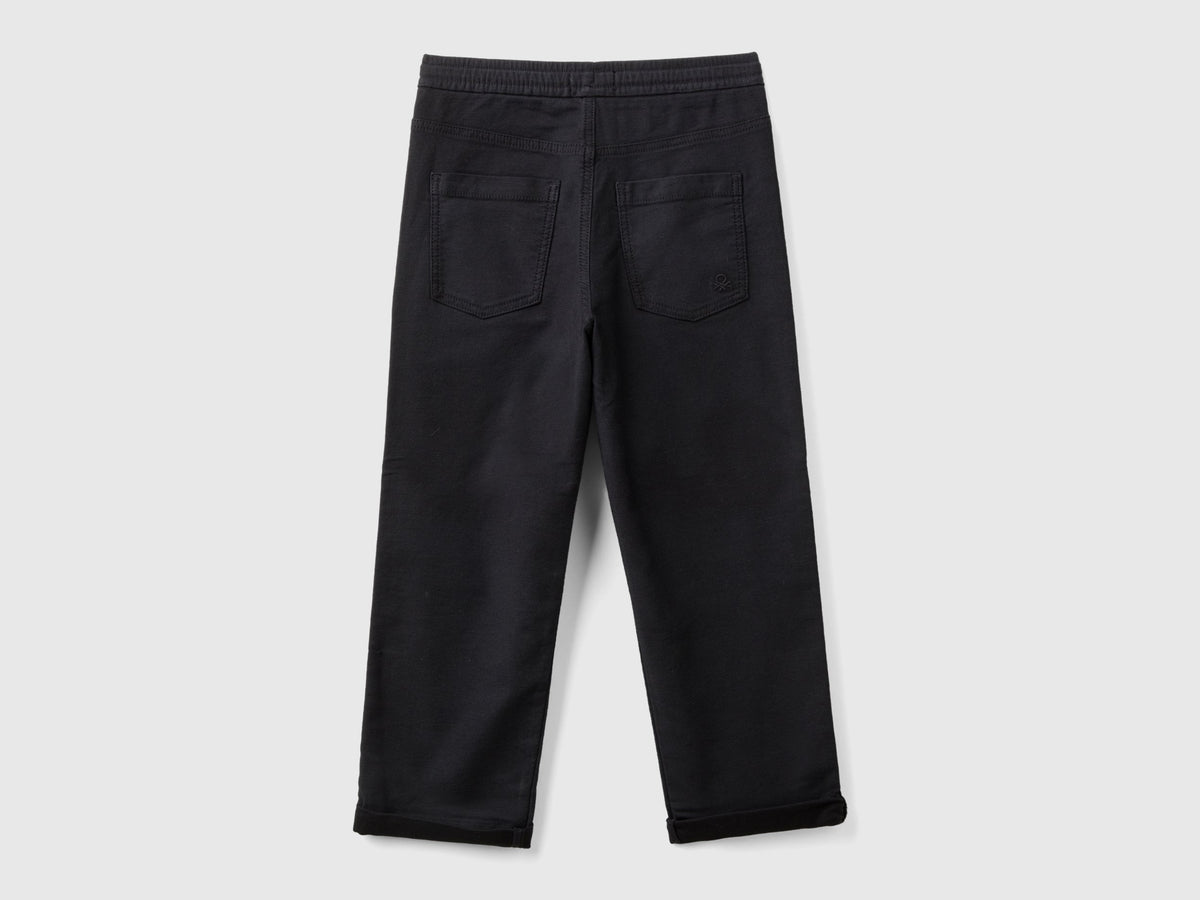 Joggers in misto cotone con coulisse