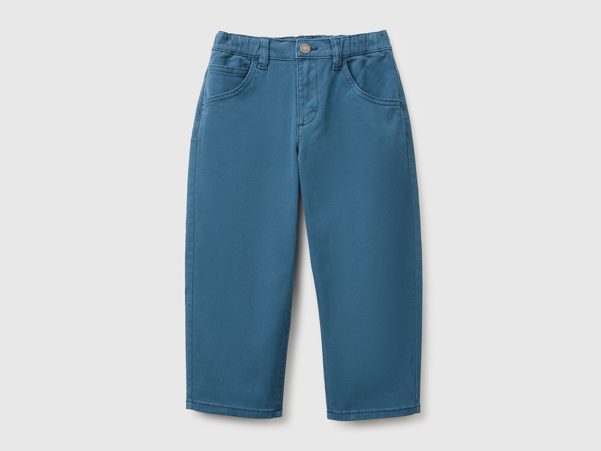 Pantaloni in cotone stretch