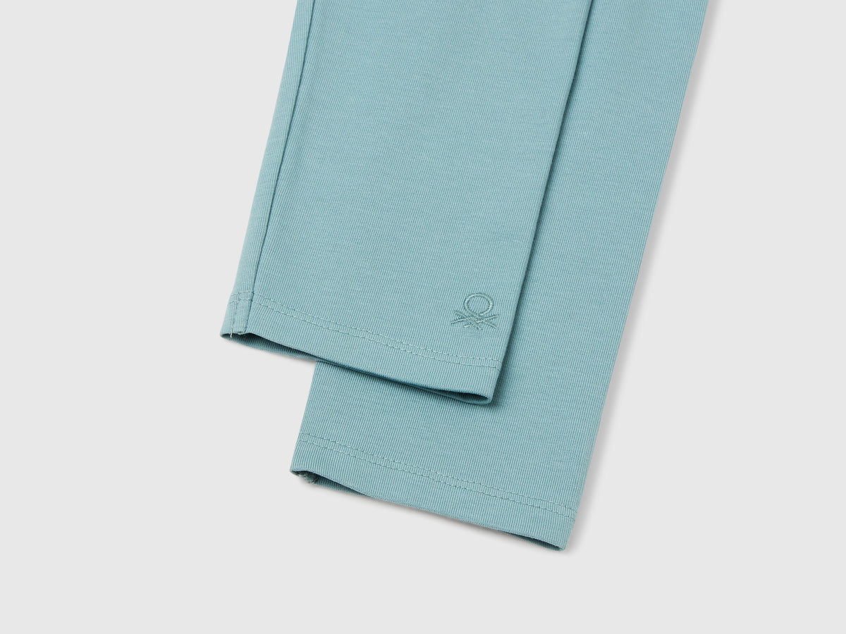 Leggings in cotone stretch