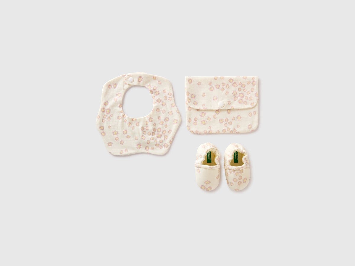 Set accessori con stampa floreale
