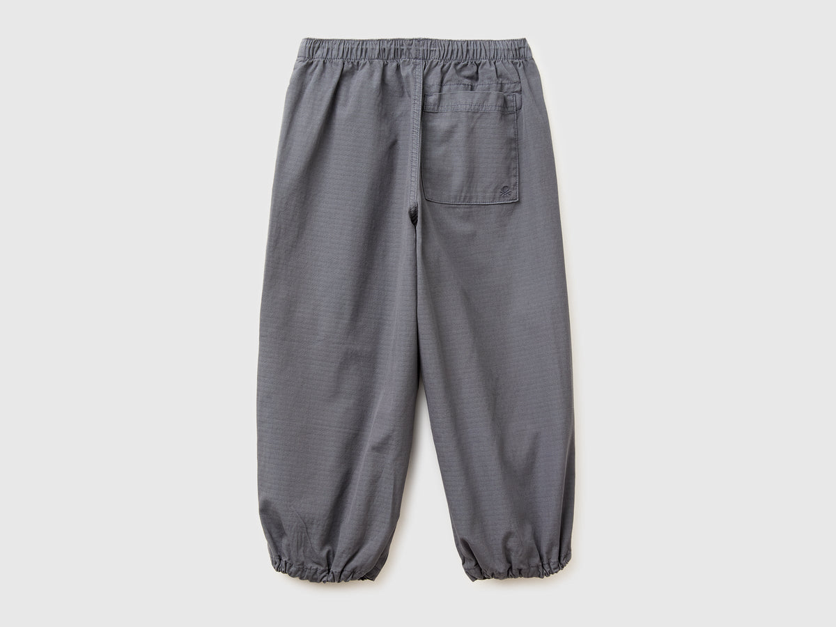 Pantaloni parachute in cotone