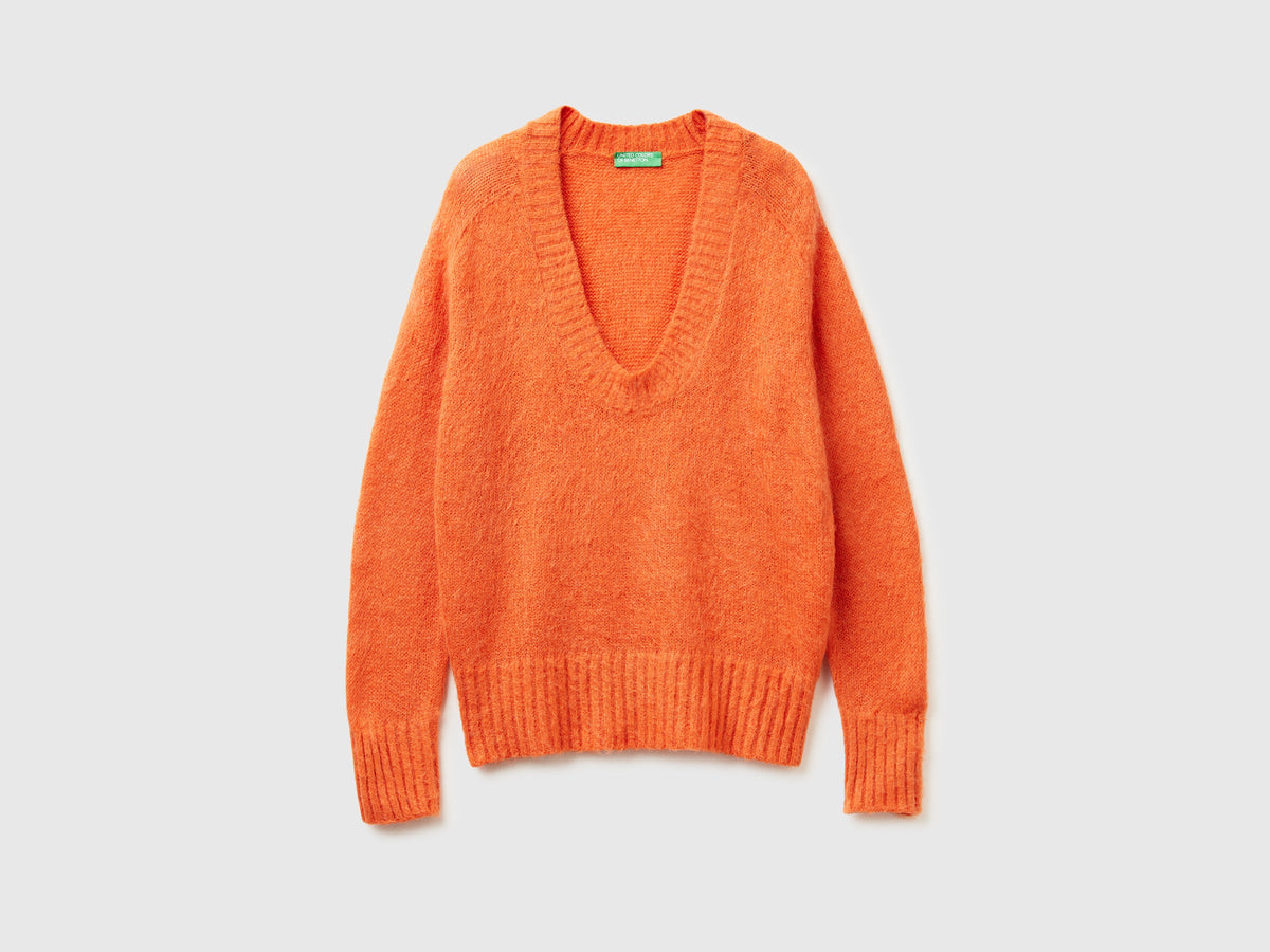 Calda maglia in misto mohair