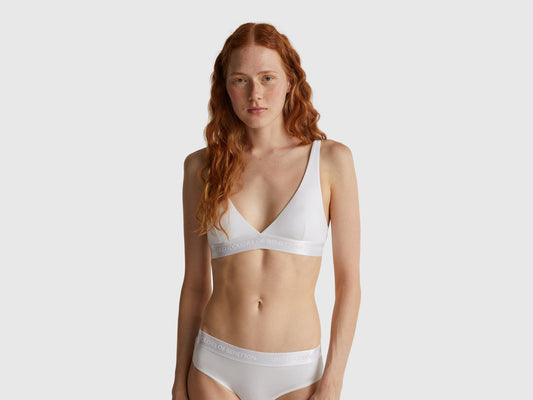Reggiseno a triangolo in cotone stretch