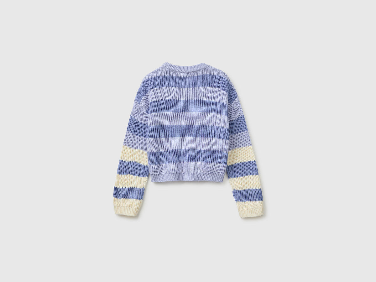 Maglia a righe bicolor