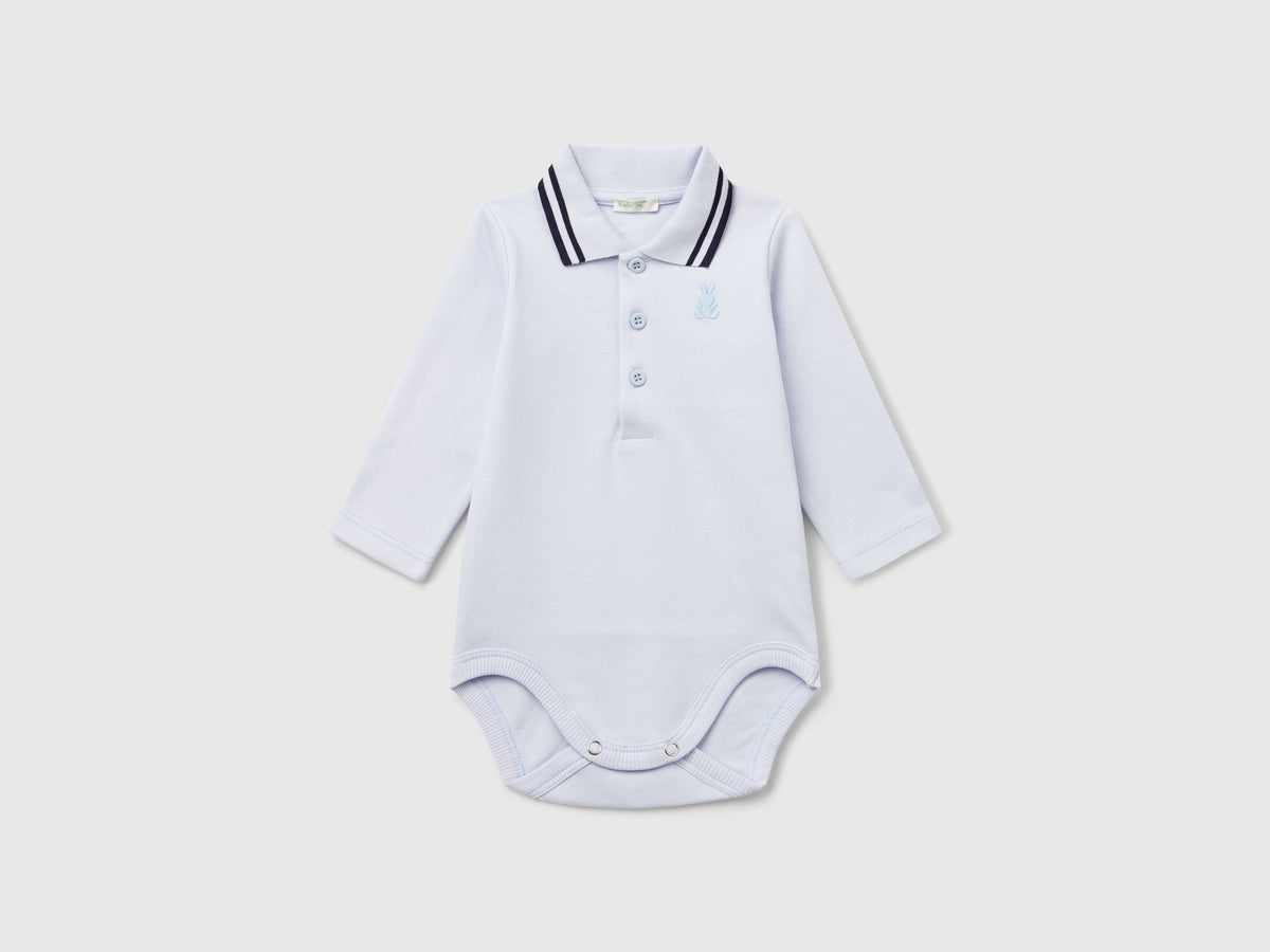 Body a polo in cotone
