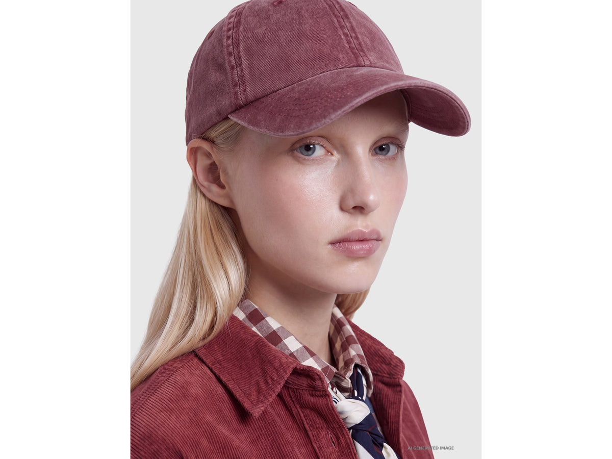 Cappello baseball effetto vintage