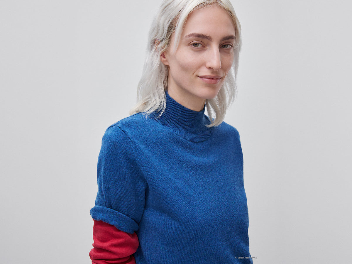 Dolcevita manica corta in misto cashmere