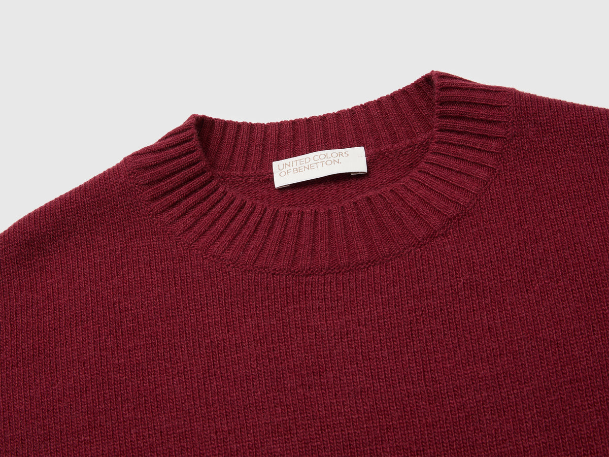 Gilet in maglia di misto lana