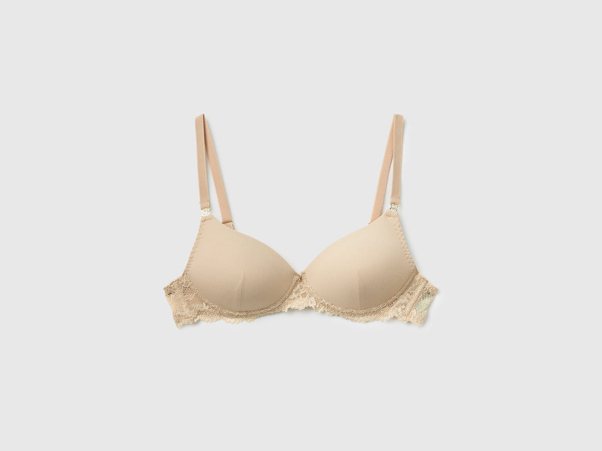 Reggiseno imbottito con pizzo
