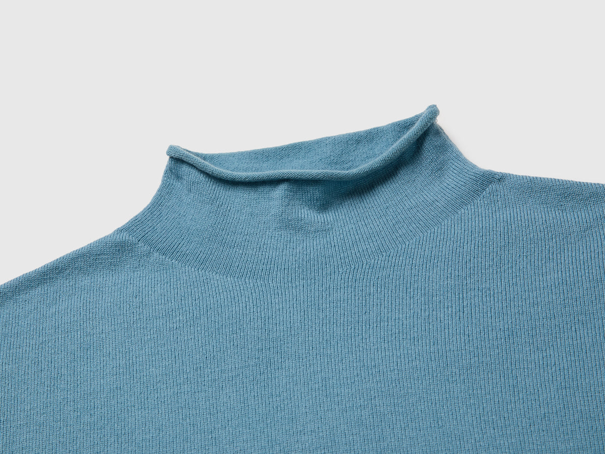 Maglia morbida in misto lana e cashmere