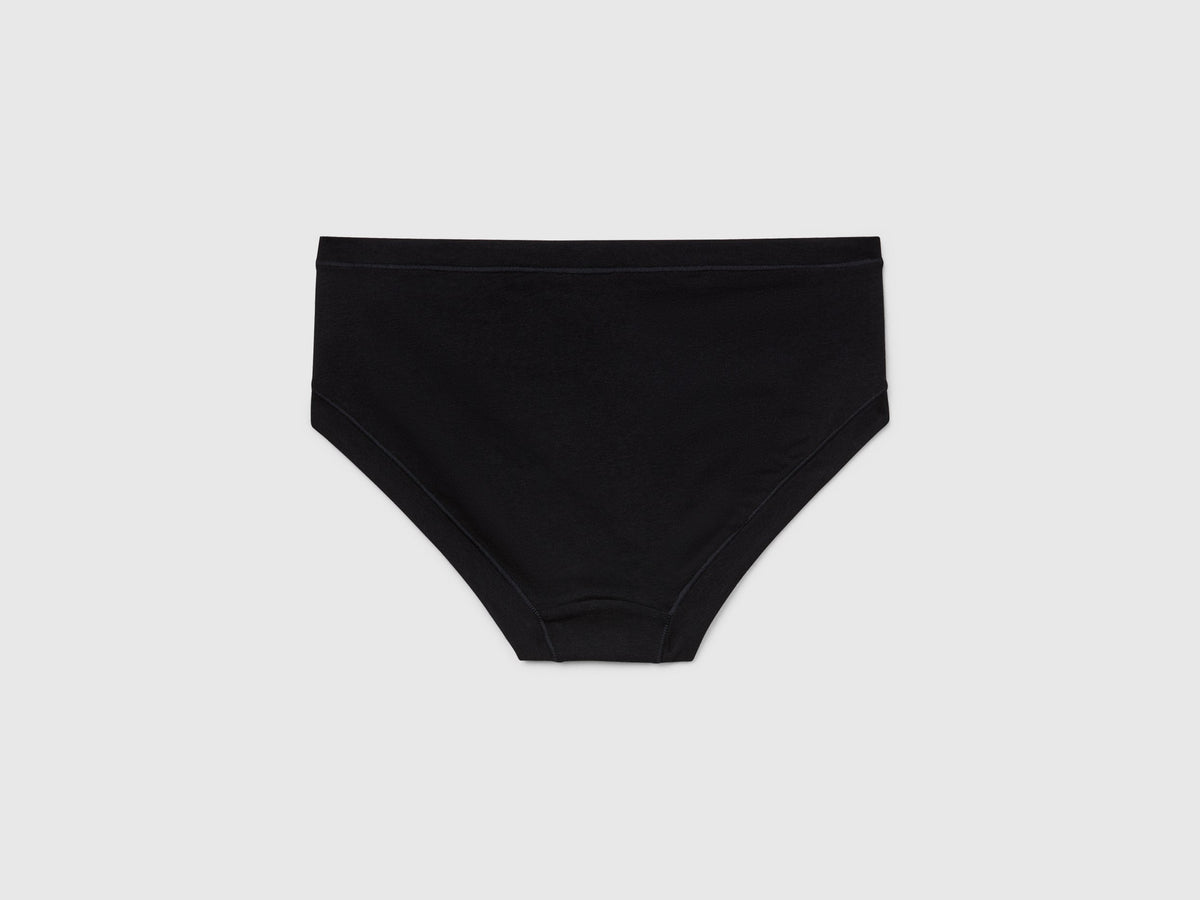 Slip fianco alto in cotone super stretch