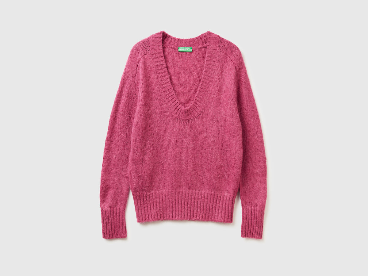 Calda maglia in misto mohair